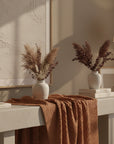 Wild Whisper: Pampas & Burgundy Eucalyptus