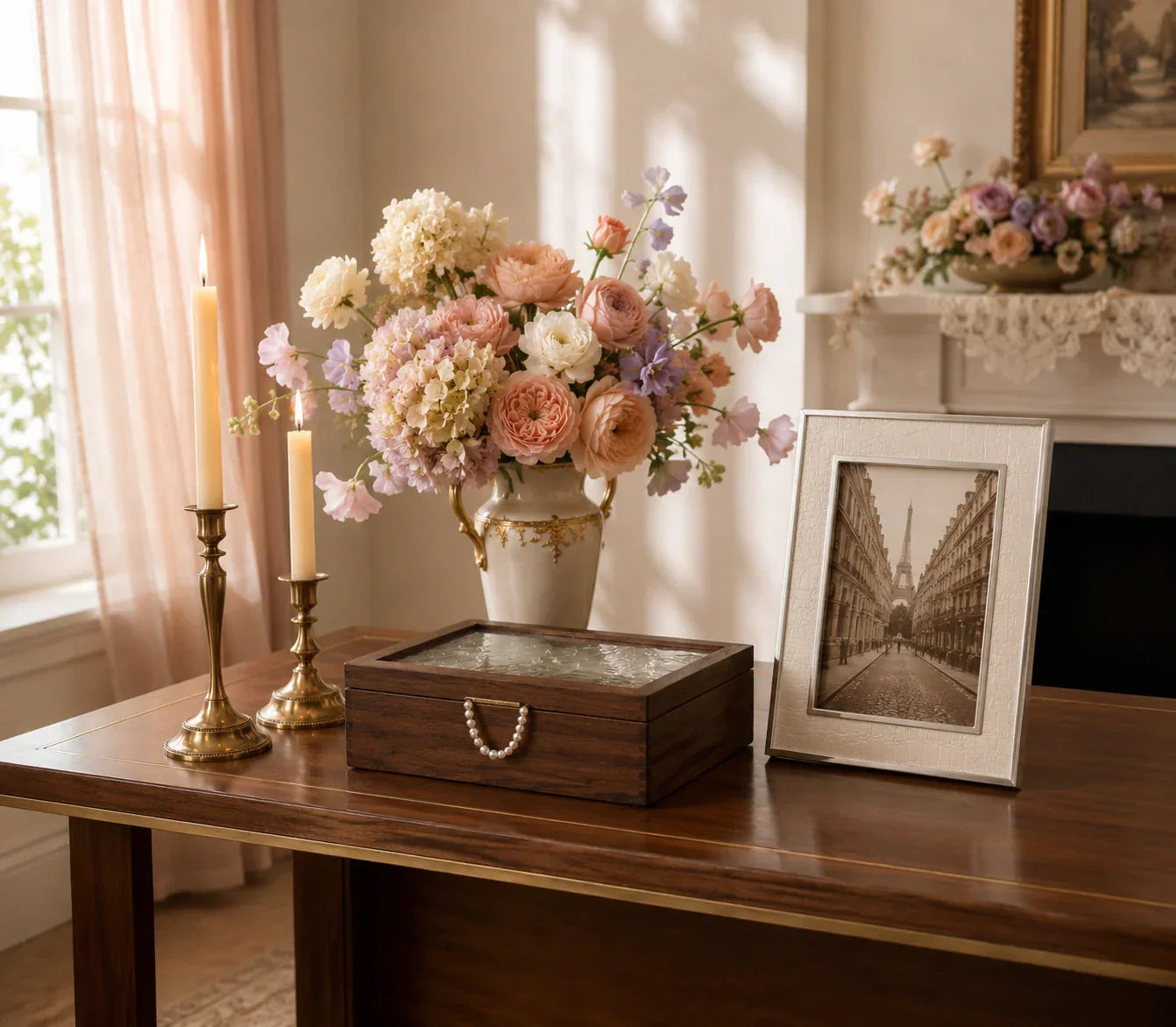 Luxury Table Styling with Decorative Trays and Candlelight: A Summer Entertaining Guide